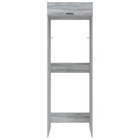 Wasmachinekast Grijs Sonoma 67,5 x 68 x 200 cm Bewerkt hout 6