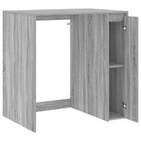 Wasmachinekast Grijs Sonoma 87 x 60 x 89 cm Bewerkt hout 5