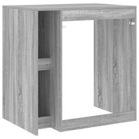 Wasmachinekast Grijs Sonoma 87 x 60 x 89 cm Bewerkt hout 8