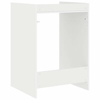 Wasmachinekast met opslag Wit 67,5 x 62 x 97 cm Bewerkt hout 7