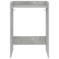 Wasmachinekast met opslag Beton 67,5 x 62 x 97 cm Bewerkt hout 5