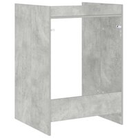 Wasmachinekast met opslag Beton 67,5 x 62 x 97 cm Bewerkt hout 7
