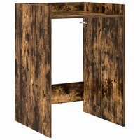 Wasmachinekast Gerookt eiken 67,5 x 62 x 97 cm Bewerkt hout 2