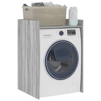 Wasmachinekast Grijs Sonoma 67,5 x 62 x 97 cm Bewerkt hout 3