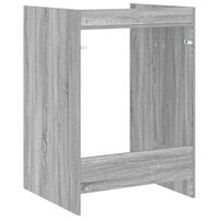Wasmachinekast Grijs Sonoma 67,5 x 62 x 97 cm Bewerkt hout 7