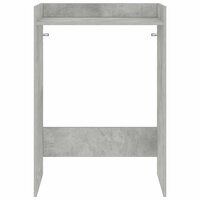 Wasmachinekast met opslag Beton 67,5 x 48 x 97 cm Bewerkt hout 5