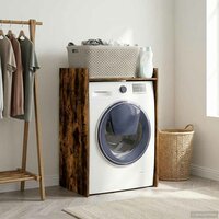 Wasmachinekast Gerookt eiken 67,5 x 48 x 97 cm Bewerkt hout 4