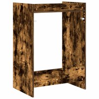 Wasmachinekast Gerookt eiken 67,5 x 48 x 97 cm Bewerkt hout 7
