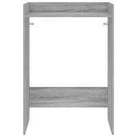 Wasmachinekast Grijs Sonoma 67,5 x 48 x 97 cm Bewerkt hout 5
