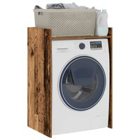 Wasmachinekast Oudhout 67,5 x 48 x 97 cm Bewerkt hout 3