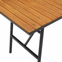 Eettafel Bruin 110 x 55 x 61,5 cm Massief Acaciahout 6