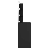 Kaptafel met LED-verlichting 60x40x140 cm zwart 6