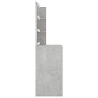 Kaptafel met LED-verlichting 60x40x140 cm betongrijs 6