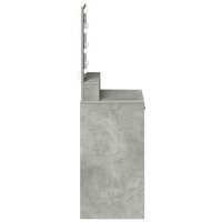 Kaptafel met lade Beton Grijs 50 x 41 x 135 cm Bewerkt hout 6
