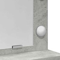 Kaptafel met lade Beton Grijs 50 x 41 x 135 cm Bewerkt hout 9