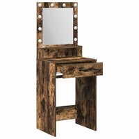 Kaptafel Gerookt eiken 50 x 41 x 135 cm Bewerkt hout 4