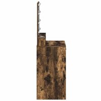 Kaptafel Gerookt eiken 50 x 41 x 135 cm Bewerkt hout 6