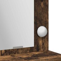 Kaptafel Gerookt eiken 50 x 41 x 135 cm Bewerkt hout 8