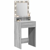 Kaptafel Grijs Sonoma 50 x 41 x 135 cm Bewerkt hout 3