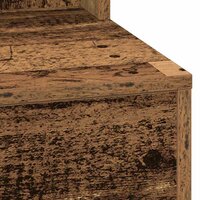 Kaptafel met plank Oudhout 50 x 41 x 135 cm Bewerkt hout 7