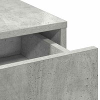Kaptafel met lade Beton Grijs 50 x 41 x 140 cm Bewerkt hout 9