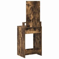 Kaptafel Gerookt eiken 50 x 41 x 140 cm Bewerkt hout 8