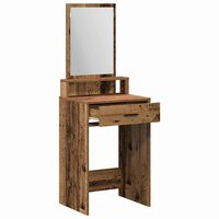Kaptafel met lade Oudhout 50 x 41 x 140 cm Bewerkt hout 5