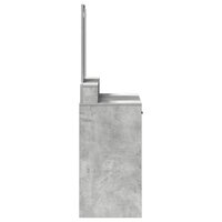 Kaptafel met lade Beton Grijs 79 x 41 x 140 cm Bewerkt hout 7