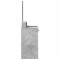 Kaptafel Beton Grijs 100 x 41 x 140 cm Bewerkt hout 7