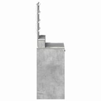 Kaptafel met lade Grijs 50 x 41 x 140 cm Bewerkt hout 6