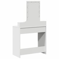 Kaptafel met lade Wit 79 x 41 x 140 cm Bewerkt hout 7