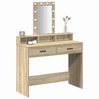 Kaptafel met lade Bruin 100 x 41 x 140 cm Bewerkt hout 3