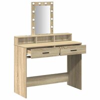 Kaptafel met lade Bruin 100 x 41 x 140 cm Bewerkt hout 4