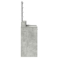 Kaptafel met lade Grijs 100 x 41 x 140 cm Bewerkt hout 6