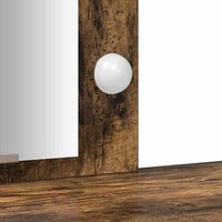Kaptafel met opslag Bruin 102 x 33 x 135 cm Bewerkt hout 8