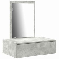 Kaptafel met lade Grijs 60 x 40 x 70 cm Bewerkt hout 2