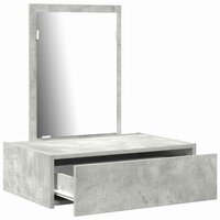 Kaptafel met lade Grijs 60 x 40 x 70 cm Bewerkt hout 5