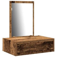 Kaptafel met lade Bruin 60 x 40 x 70 cm Bewerkt hout 2