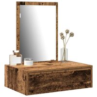 Kaptafel met lade Bruin 60 x 40 x 70 cm Bewerkt hout 3