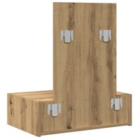 Kaptafel met lade Bruin 60 x 40 x 70 cm Bewerkt hout 8