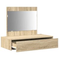 Kaptafel met lade Bruin 83 x 40 x 70 cm Bewerkt hout 5