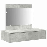 Kaptafel met lade Grijs 83 x 40 x 70 cm Bewerkt hout 2