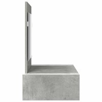 Kaptafel met lade Grijs 83 x 40 x 70 cm Bewerkt hout 7