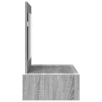 Kaptafel met lade Grijs 83 x 40 x 70 cm Bewerkt hout 7