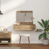 Kaptafel met lade Bruin 83 x 40 x 70 cm Bewerkt hout 4