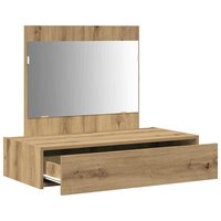 Kaptafel met lade Bruin 83 x 40 x 70 cm Bewerkt hout 5