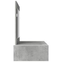 Kaptafel met lade Grijs 100 x 40 x 70 cm Bewerkt hout 7