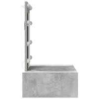 Kaptafel met lade Grijs 60 x 40 x 70 cm Bewerkt hout 6