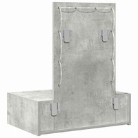 Kaptafel met lade Grijs 60 x 40 x 70 cm Bewerkt hout 7