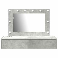 Kaptafel met lade Grijs 100 x 40 x 70 cm Bewerkt hout 5